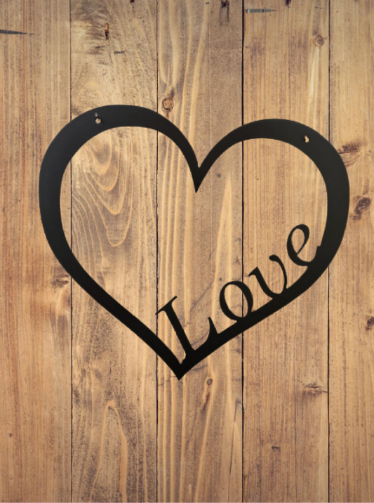 Love written inside my heart - Cutting Edge Design LLC