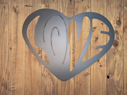 Love written on my heart - Cutting Edge Design LLC