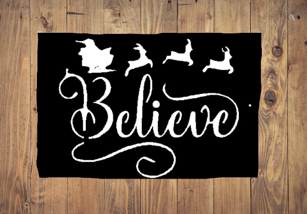 Believe in Santa - Cutting Edge Design LLC