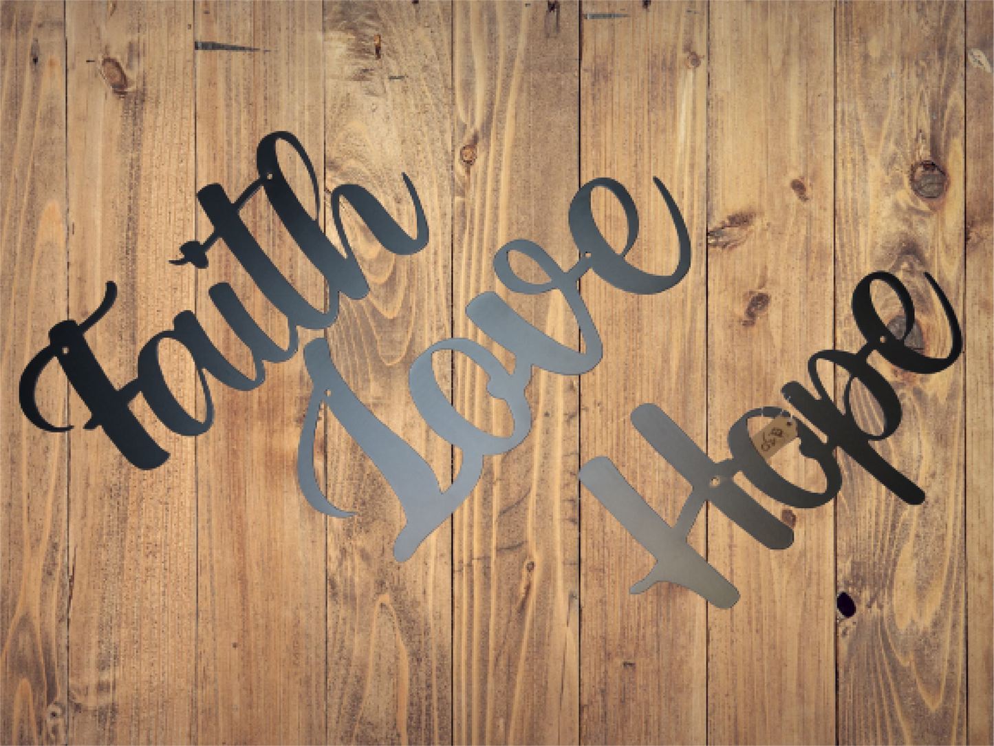 Faith, Love, Hope Trio - Cutting Edge Design LLC