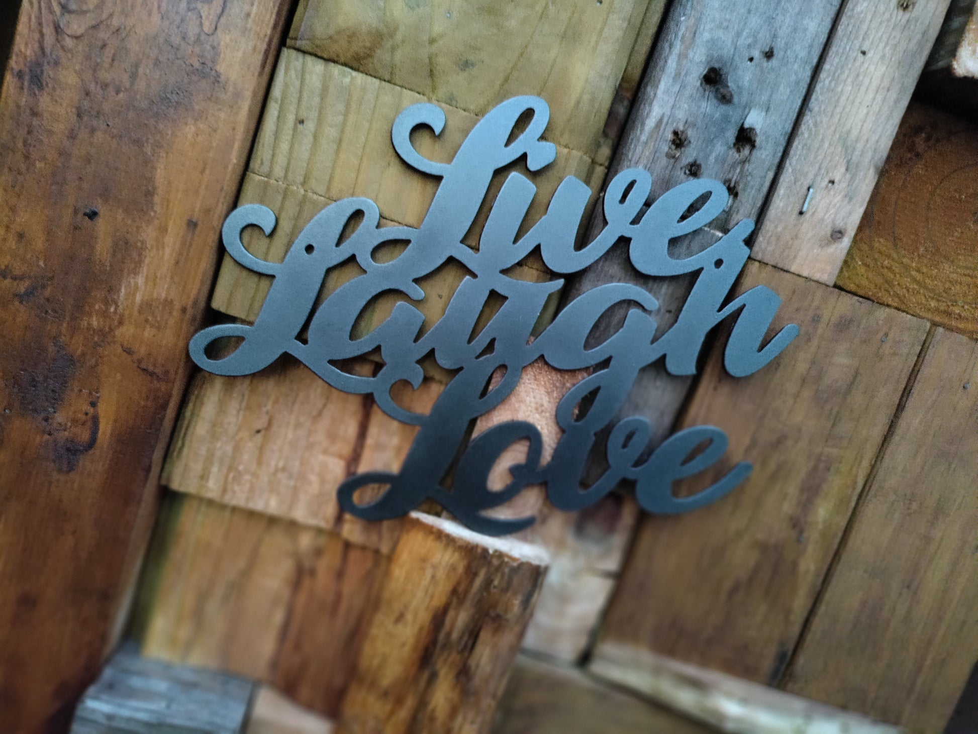 Live, Love & Laugh Stacked - Cutting Edge Design LLC