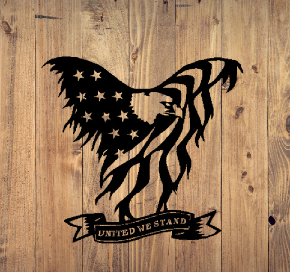 United We Stand - American Eagle - Cutting Edge Design LLC