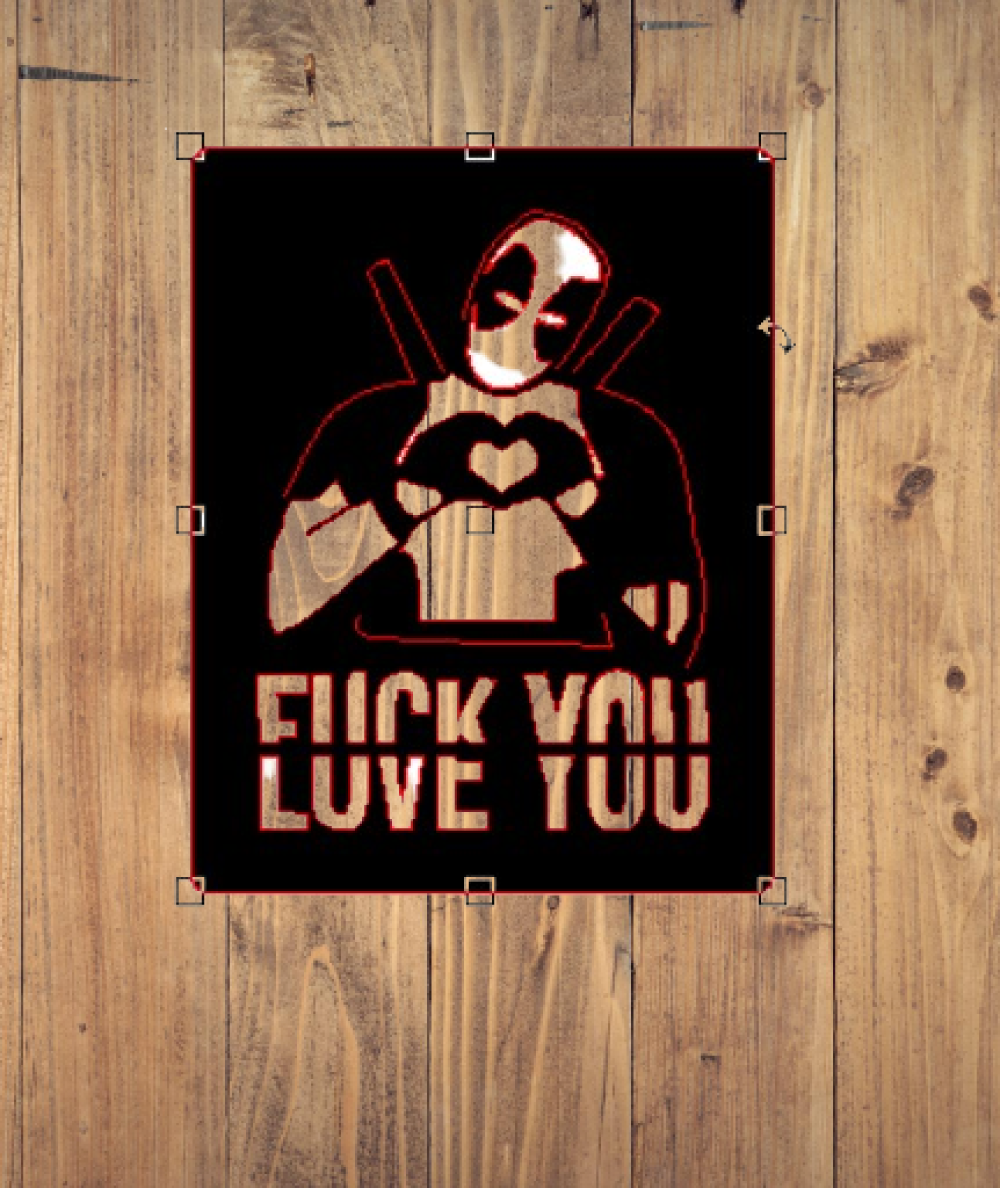 Deadpool Love - Cutting Edge Design LLC