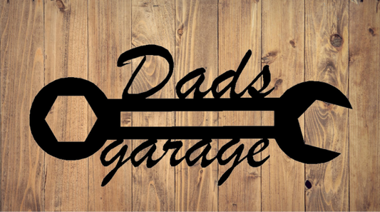 Dad's Garage with Tool - Cutting Edge Design LLC