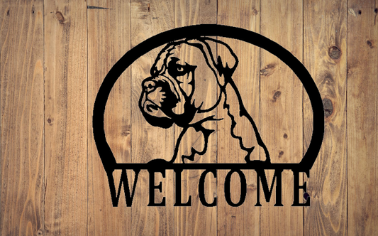 Boxer Welcome - Cutting Edge Design LLC