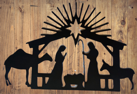 Nativity Scene - Medium - Cutting Edge Design LLC